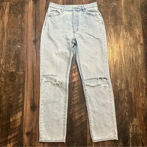 ROLLA’S regular fit high rise classic straight leg jeans size 29